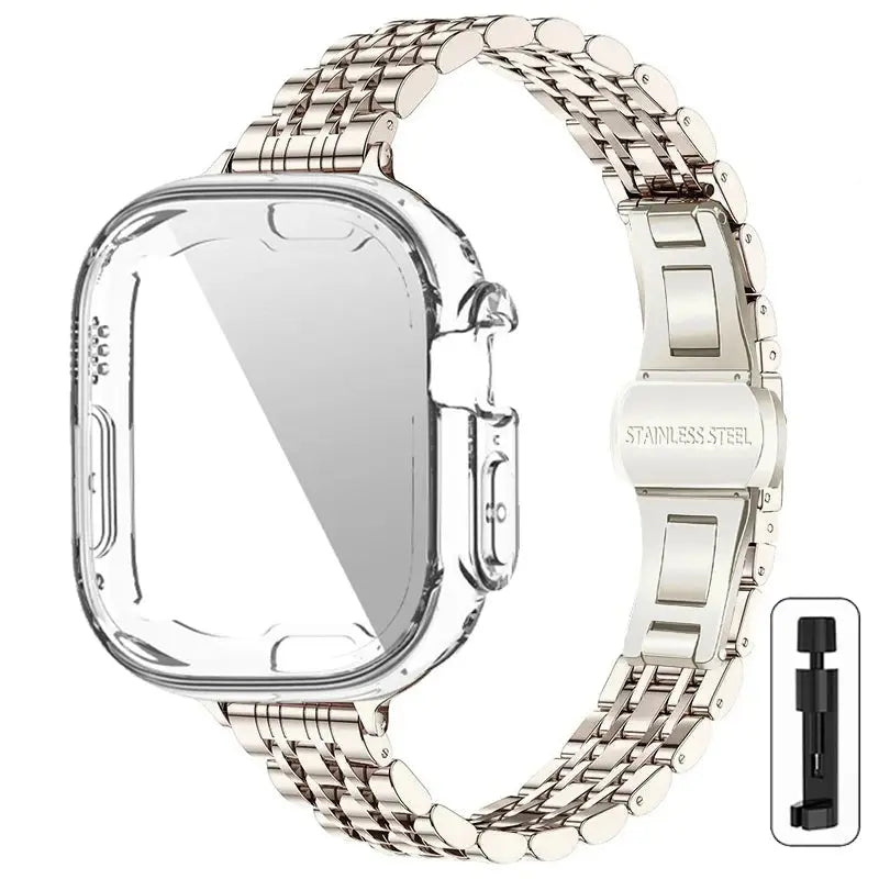 SvelteStyle Steel Elegance Set für Apple Watch