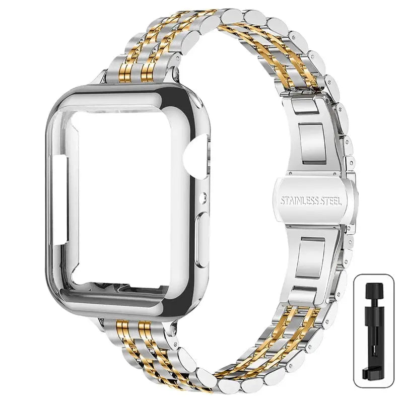 SvelteStyle Steel Elegance Set für Apple Watch