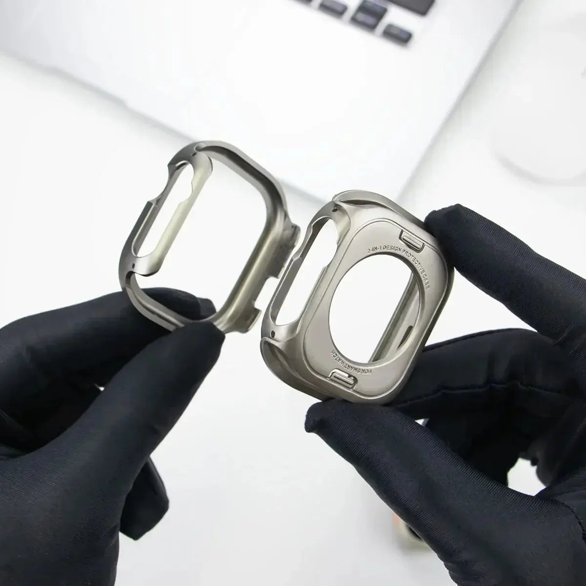 Titanium Shield Bumper Hülle für Apple Watch