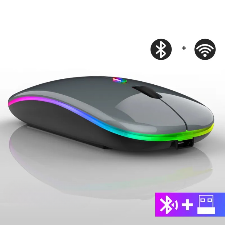 Zelara™ Kabellose LED-Maus | Wiederaufladbare Bluetooth-Maus