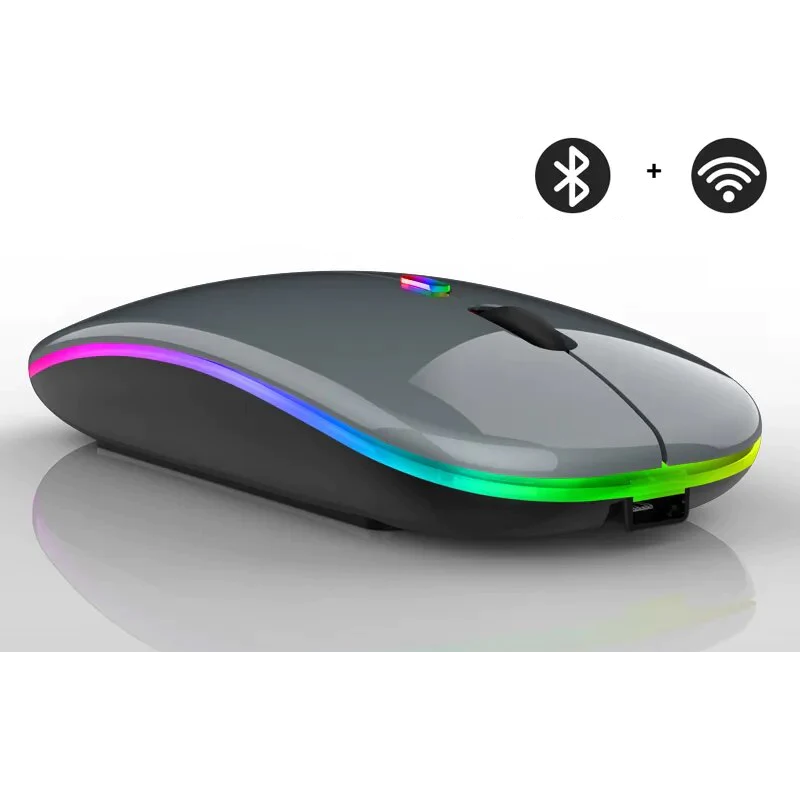 Zelara™ Kabellose LED-Maus | Wiederaufladbare Bluetooth-Maus