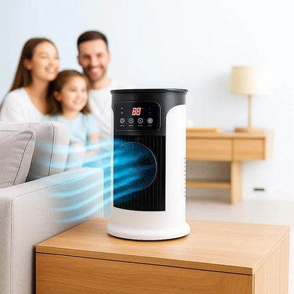 Tragbare stehende Klimaanlage mit 8h Timer, leisem Betrieb &amp; vier Rollen – energieeffizient für Zuhause, Büro &amp; Wohnheim