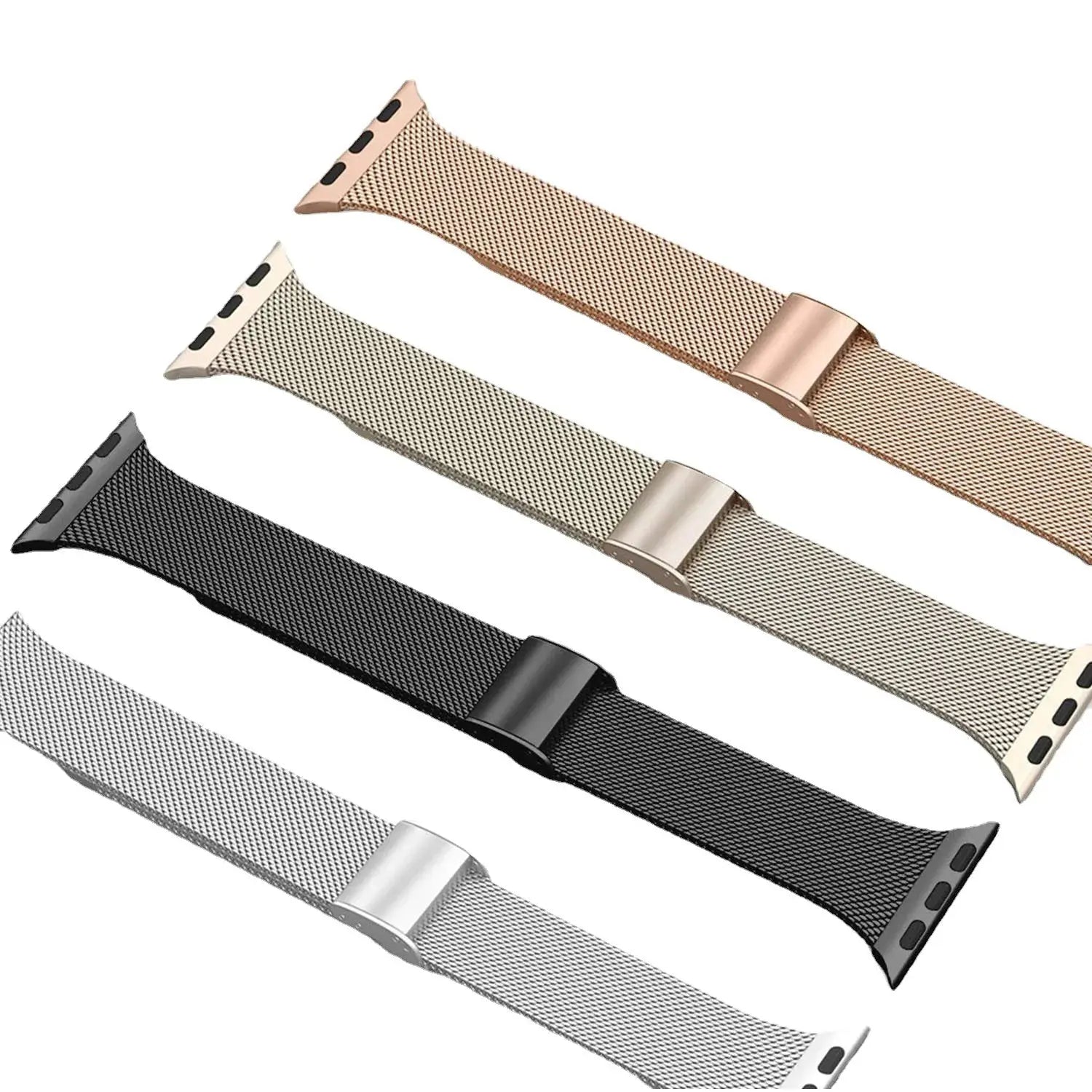 Elegance Milanese Loop Band für Apple Watch Series 10 – Damen Edelstahl Mesh Armband