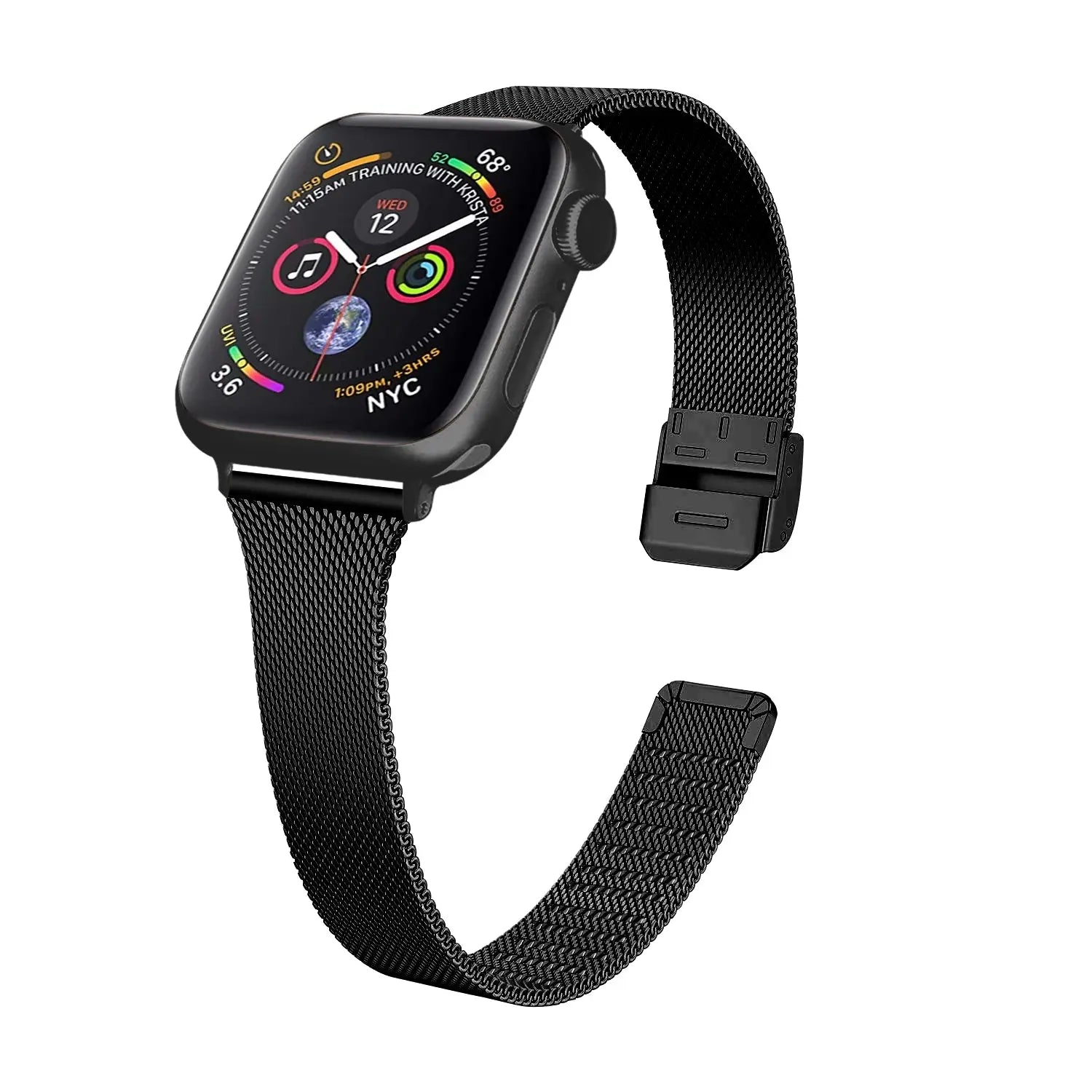 Elegance Milanese Loop Band für Apple Watch Series 10 – Damen Edelstahl Mesh Armband