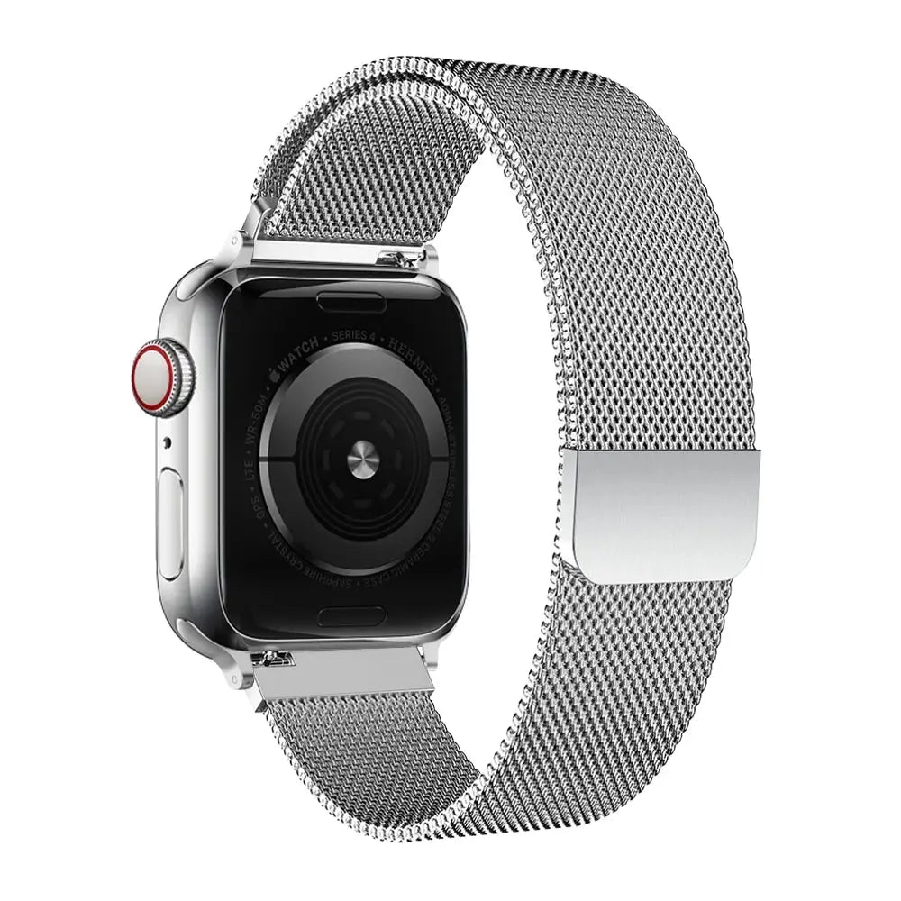 Mailänder Loop-Band für Apple Watch Series 10 – Premium Edelstahl-Mesh-Armband