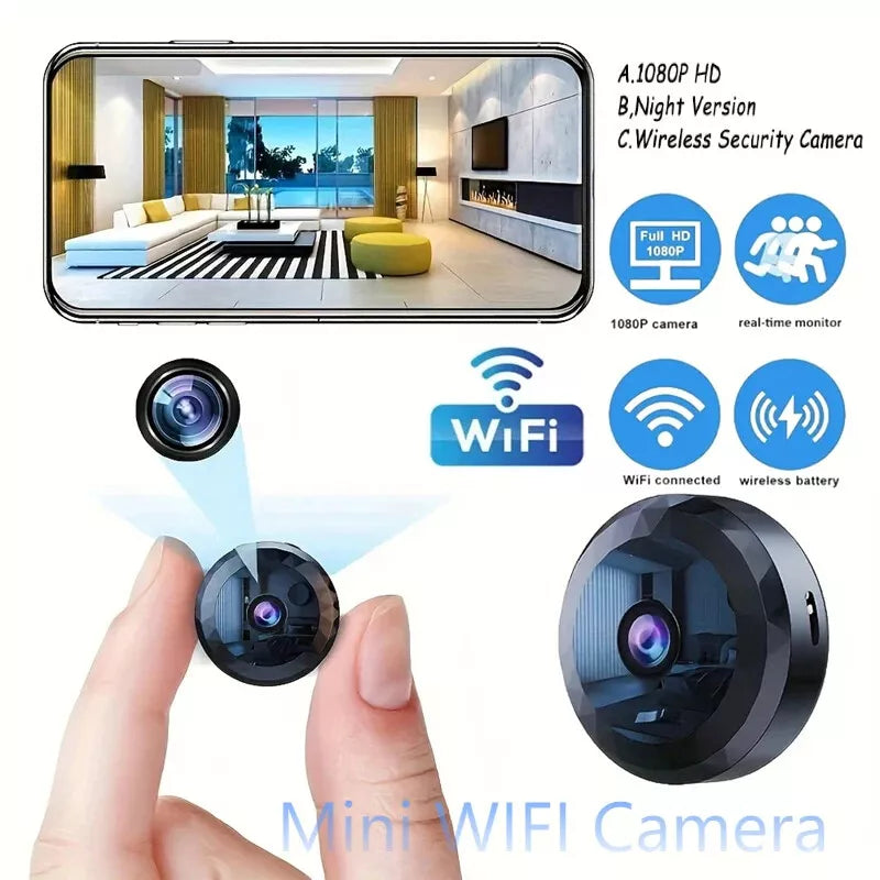 Drahtlose Magnetische Mini-WiFi-Kamera 1080P HD