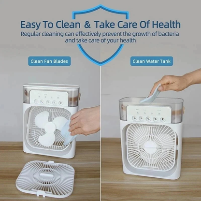 Portabler Kältemistventilator | Schnelle und leise Kühlung