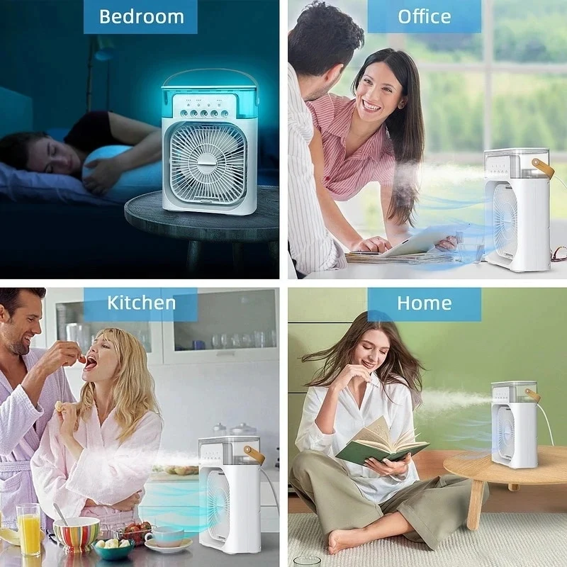 Portabler Kältemistventilator | Schnelle und leise Kühlung