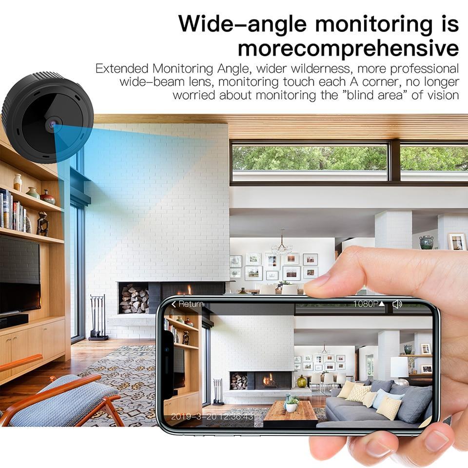 Überwachungskamera WiFi 1080P | Nachtsicht und Bewegungserkennung