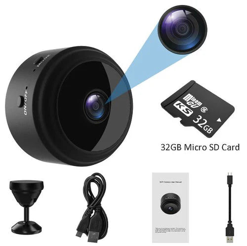 Überwachungskamera WiFi 1080P | Nachtsicht und Bewegungserkennung