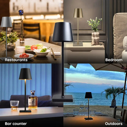 Moderne wiederaufladbare LED kabellose Tischlampe