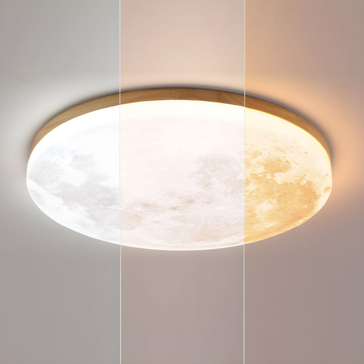 Moon Round | Minimalistische LED-Deckenleuchte
