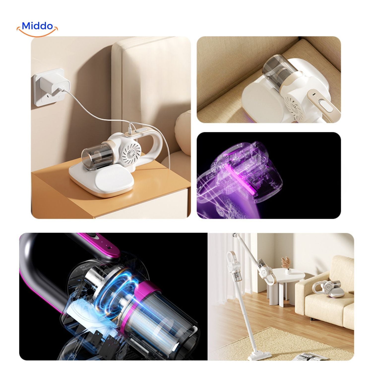 Zelara Pro | Drahtlos, Starke Saugleistung &amp; Milbenentfernung!