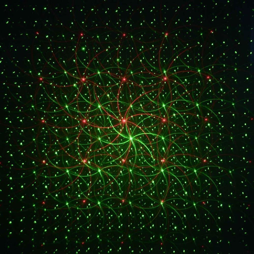 Weihnachts-LED-Laserprojektor mit 1000 roten &amp; grünen LEDs, Fernbedienung &amp; wetterfest