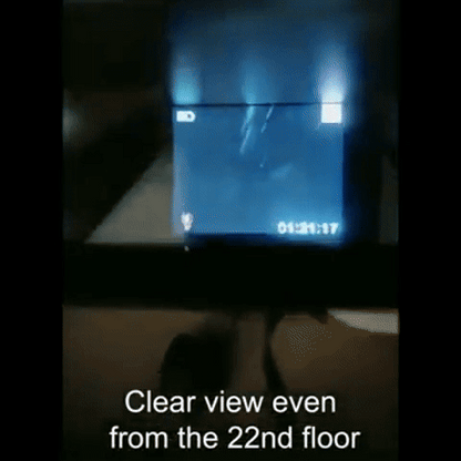 Nachtsichtfernglas mit 7-fachem optischen Zoom, 2-fachem digitalem Zoom, Infrarot-LED und Foto-/Videoaufnahme