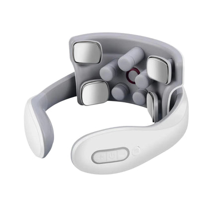 Shiatsu Nacken- und Rückenmassagegerät mit 6 Modi, wiederaufladbar, tragbar, Tiefengewebsmassage für Schultern &amp; oberen Rücken