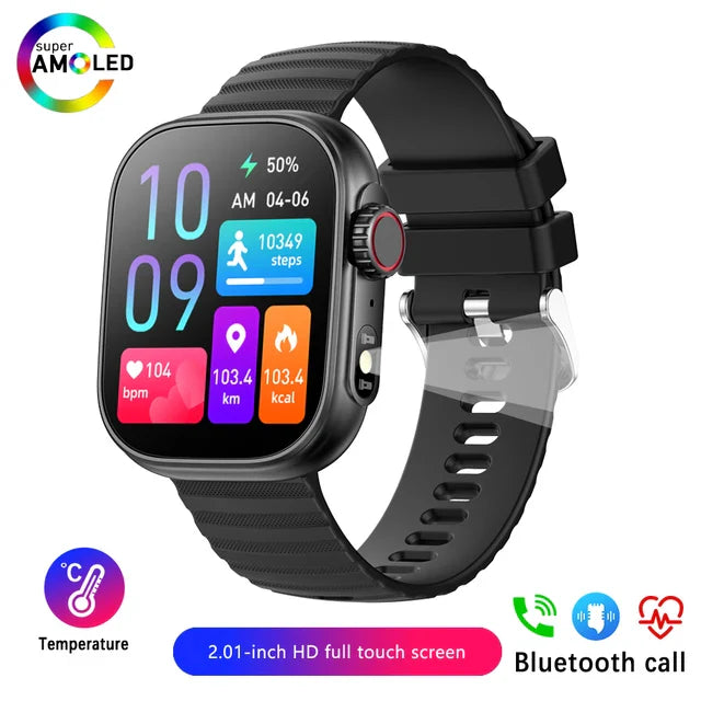 Zelara Neue Beleuchtung LED Taschenlampe Smartwatch ZW39