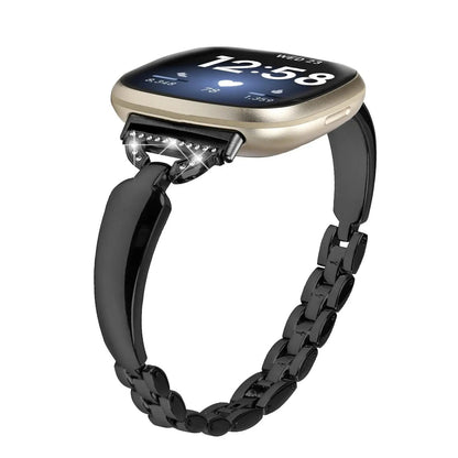 Steel Blossom Crystal Band für Fitbit Versa 3 | Fitbit Versa 4 | Fitbit Sense