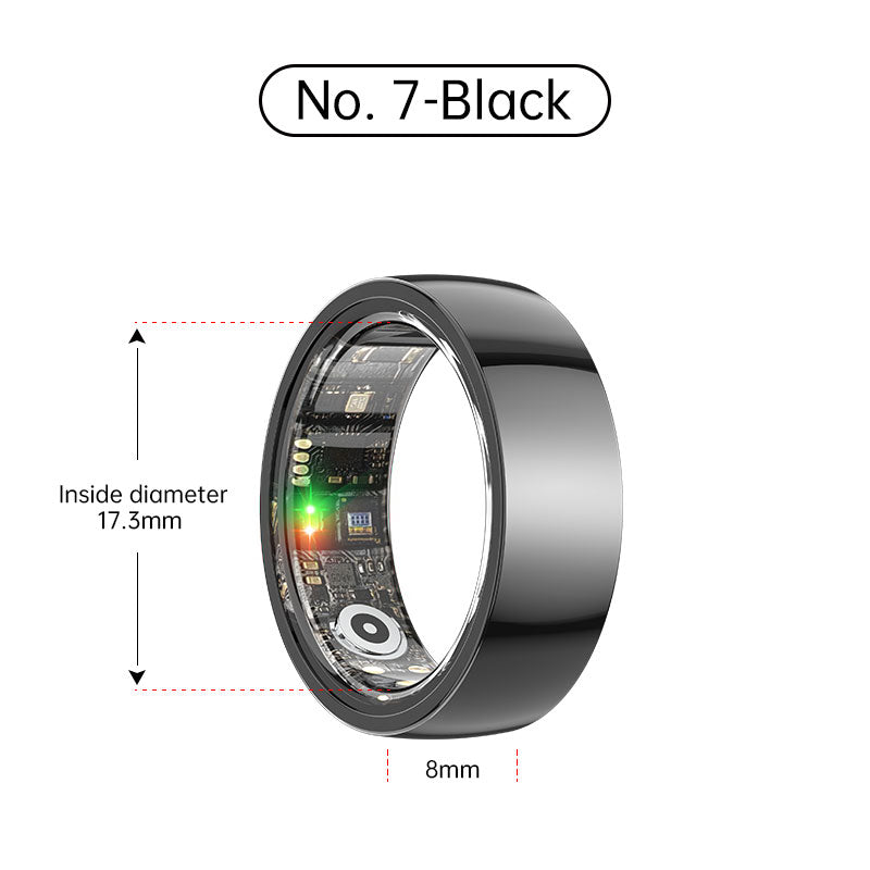 Health Smart Ring 5-Tage Akku-Lebensdauer Sport Herzfrequenz Blutsauerstoff Blutdruck Schlaf Gesundheits-Tracker