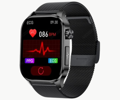 Glucare™ | Pro Smartwatch mit nicht-invasivem Glukosemonitor zur Gesundheitsüberwachung und Fitness