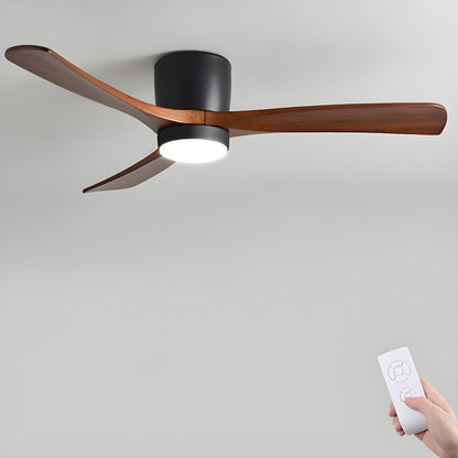 Nordic Holzbodenventilator mit Licht 42/48 Zoll mit LED für Wohnzimmer &amp; Schlafzimmer Beleuchtung