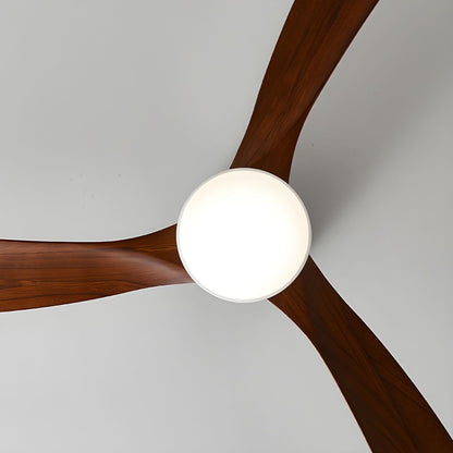 Nordic Holzbodenventilator mit Licht 42/48 Zoll mit LED für Wohnzimmer &amp; Schlafzimmer Beleuchtung