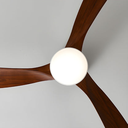Nordic Holzbodenventilator mit Licht 42/48 Zoll mit LED für Wohnzimmer &amp; Schlafzimmer Beleuchtung