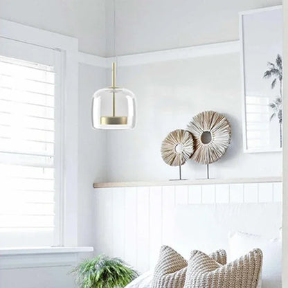 Moderne Transparente Led-Pendelleuchte