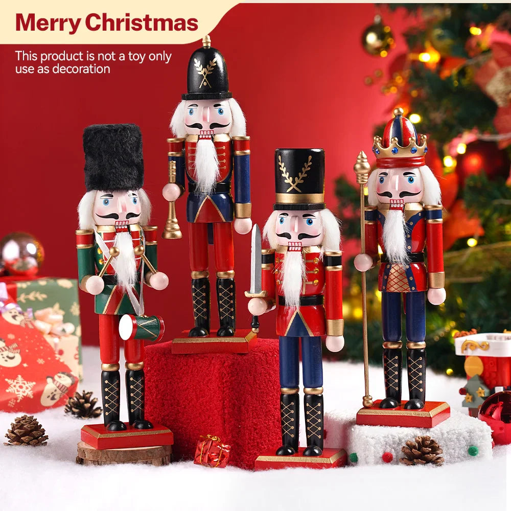 Nussknacker Soldat | Holzfigur Erzgebirge 30 cm Vintage