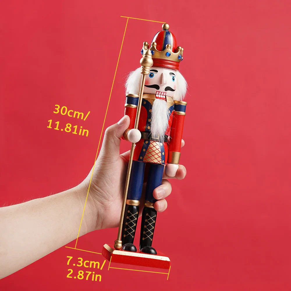 Nussknacker Soldat | Holzfigur Erzgebirge 30 cm Vintage