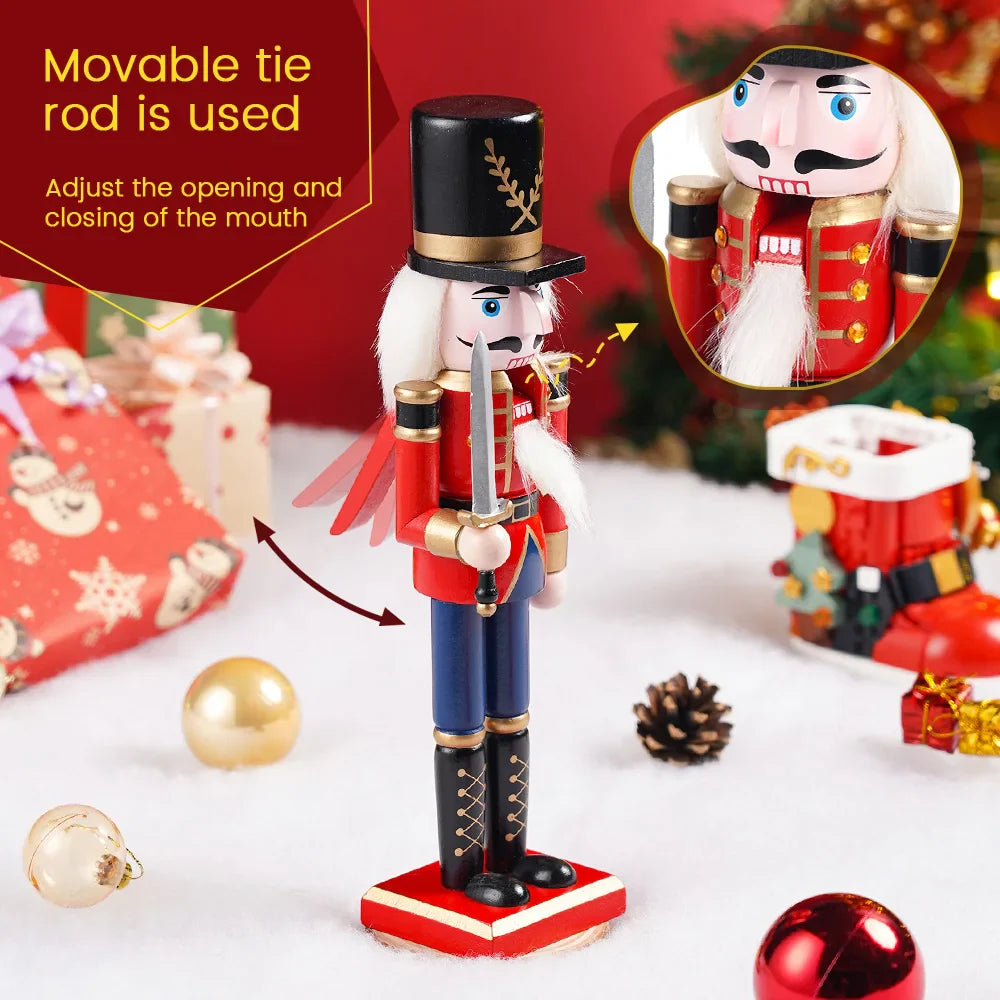 Nussknacker Soldat | Holzfigur Erzgebirge 30 cm Vintage