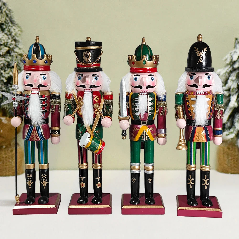 Nussknackerfigur | Klassische Weihnachtsdekoration aus Harz