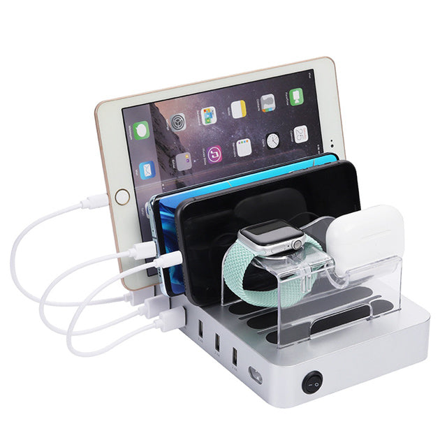 6-Port-USB-Multi-Geräte-Ladegerät