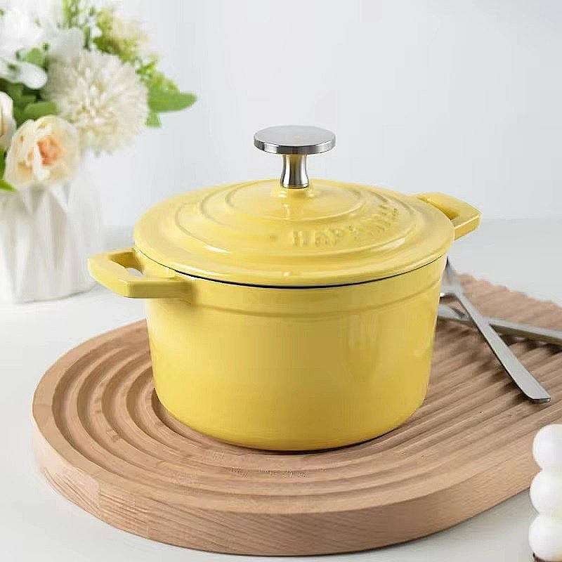 Mini Runde Gusseisen Dutch Oven mit Deckel