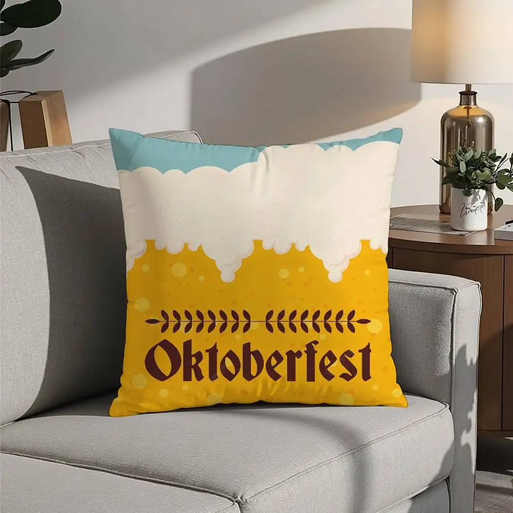Oktoberfest Kissen Bedrucken | Dekoratives Plüschkissen