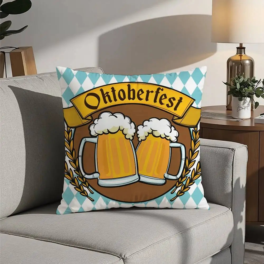 Oktoberfest Kissen Bedrucken | Dekoratives Plüschkissen
