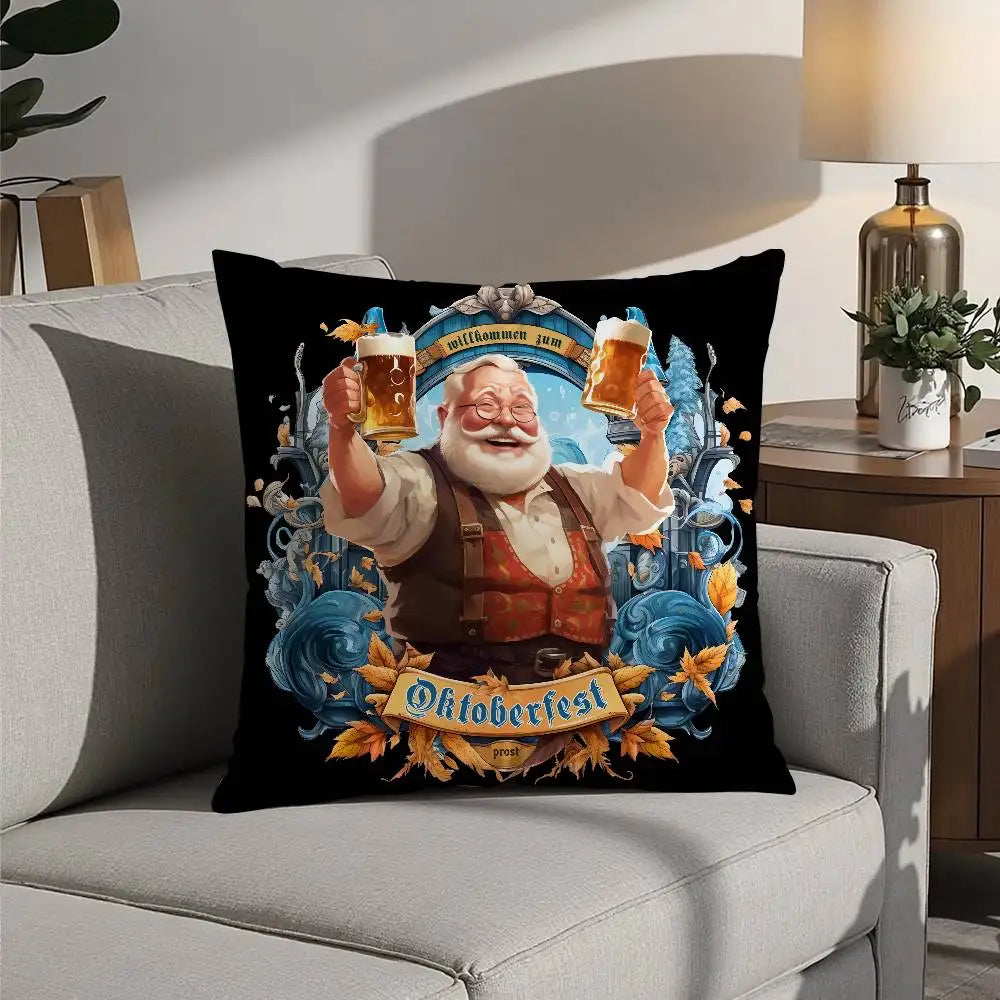 Oktoberfest Kissen Bedrucken | Dekoratives Plüschkissen