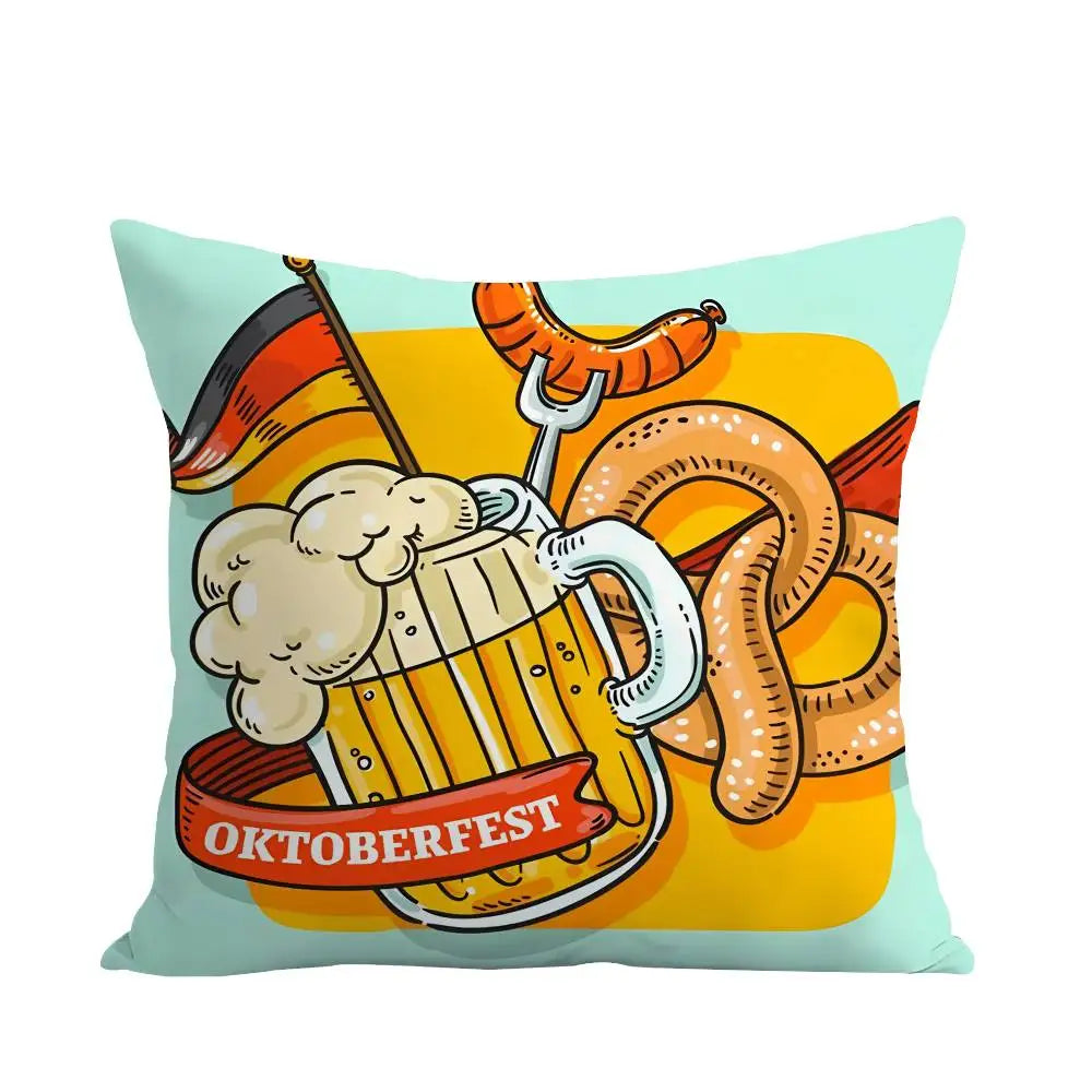 Oktoberfest Kissen Bedrucken | Dekoratives Plüschkissen