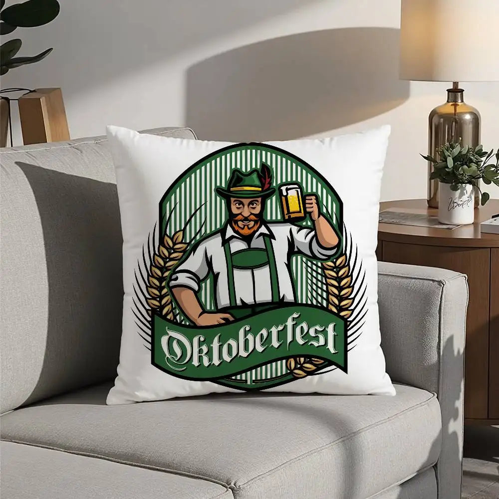 Oktoberfest Kissen Bedrucken | Dekoratives Plüschkissen