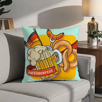 Oktoberfest Kissen Bedrucken | Dekoratives Plüschkissen