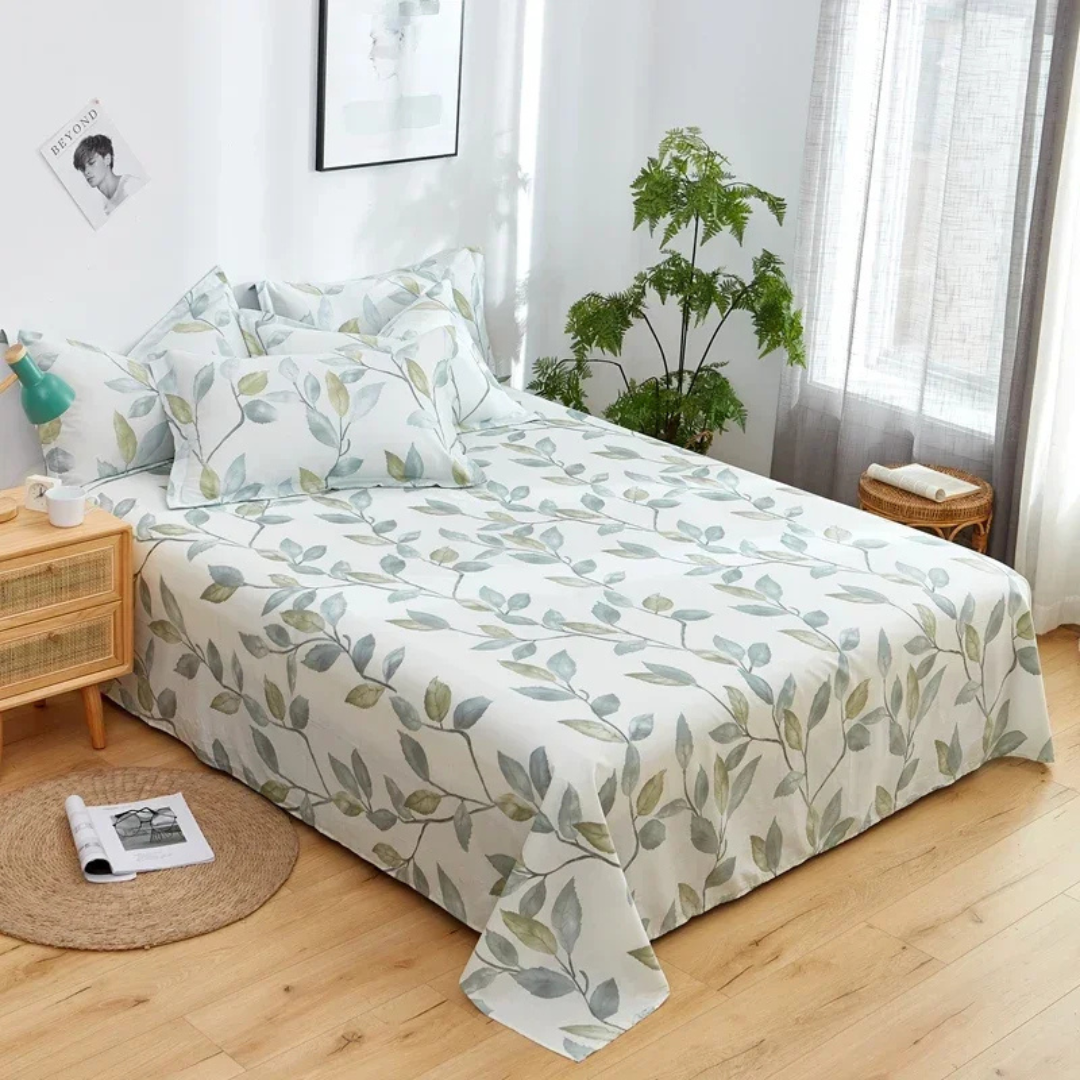 Olira Bettüberzug | Luxuriöser Baumwollbettbezug für Komfort