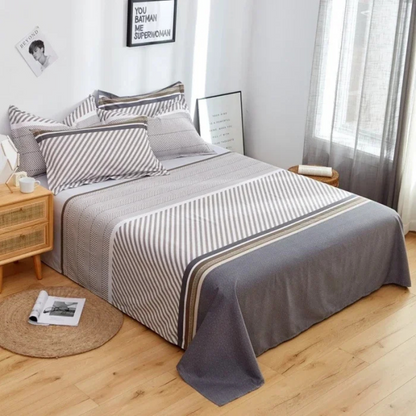 Olira Bettüberzug | Luxuriöser Baumwollbettbezug für Komfort