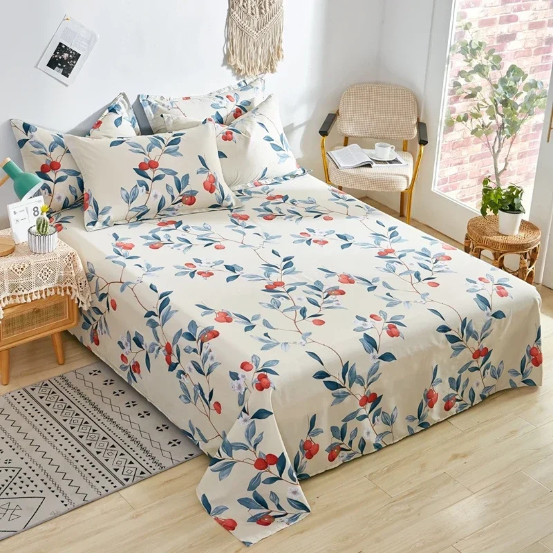 Olira Bettüberzug | Luxuriöser Baumwollbettbezug für Komfort