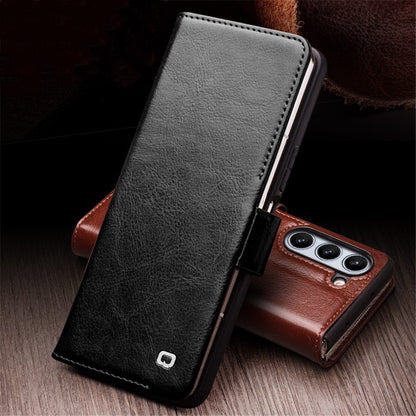 Magnetische Retro Business Leder Flip Case für Samsung Galaxy Z Fold 5