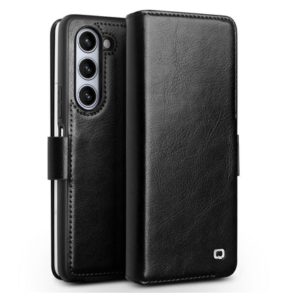 Magnetische Retro Business Leder Flip Case für Samsung Galaxy Z Fold 5