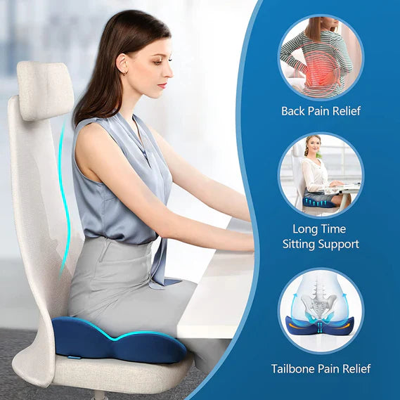 OrthoSeat | Ergonomisches Sitzkissen aus Memory-Schaum