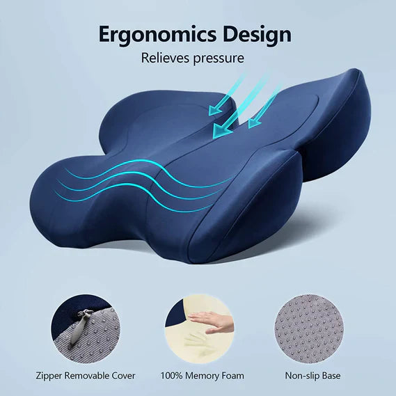 OrthoSeat | Ergonomisches Sitzkissen aus Memory-Schaum