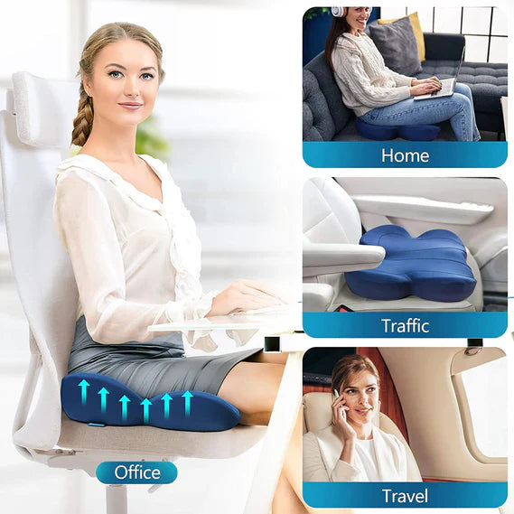 OrthoSeat | Ergonomisches Sitzkissen aus Memory-Schaum