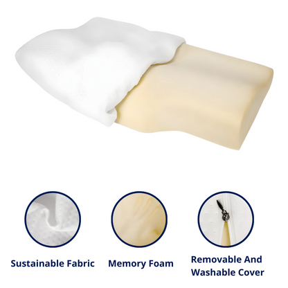 Orthopädisches Nackenstützkissen | Memory Foam Kissen