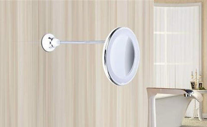 10X LED Spiegel mit Saugnapf